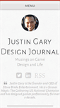 Mobile Screenshot of justingary.com